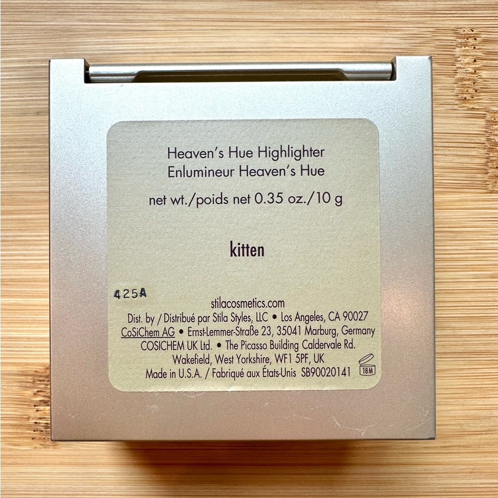 NIB Stila Highlighter in Kitten Shimmering Nude Pink Heaven's Hue Shimmer Powder - Picture 6 of 14